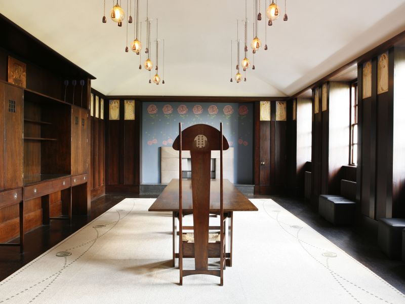 Salle à manger de la House for an art lover à Glasgow