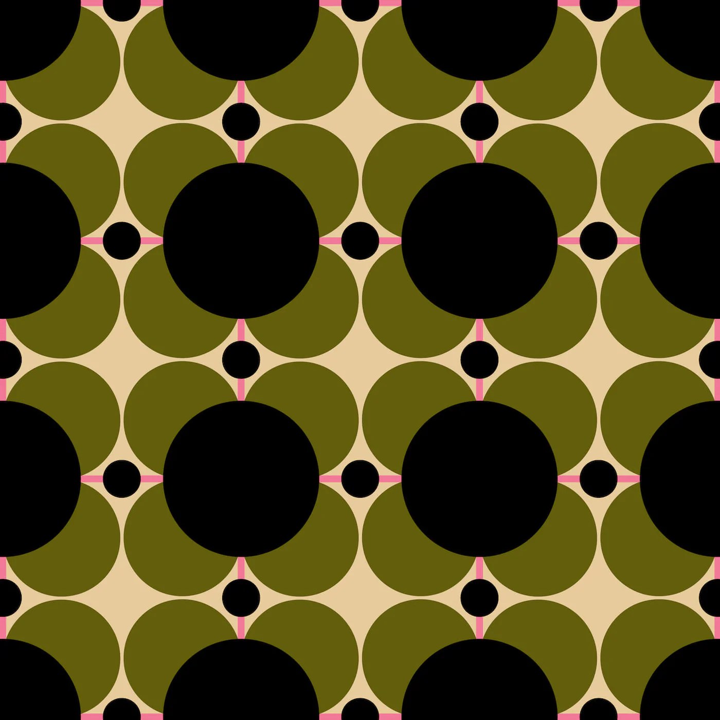 PAPIER PEINT ATOMIC FLOWER