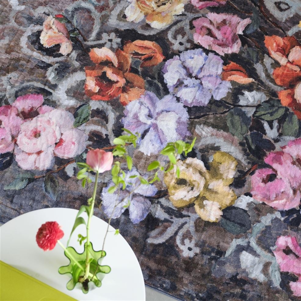 TAPIS TAPESTRY FLOWER DAMSON - Designers Guild