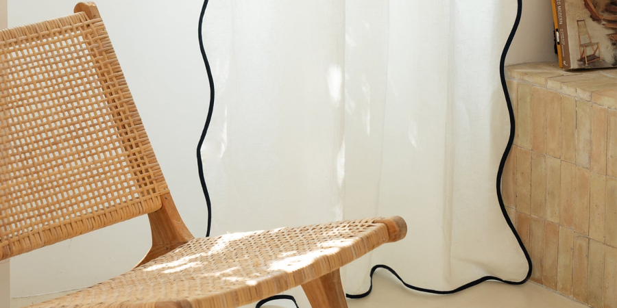 Rideau Lin Festonné - Bonsoirs