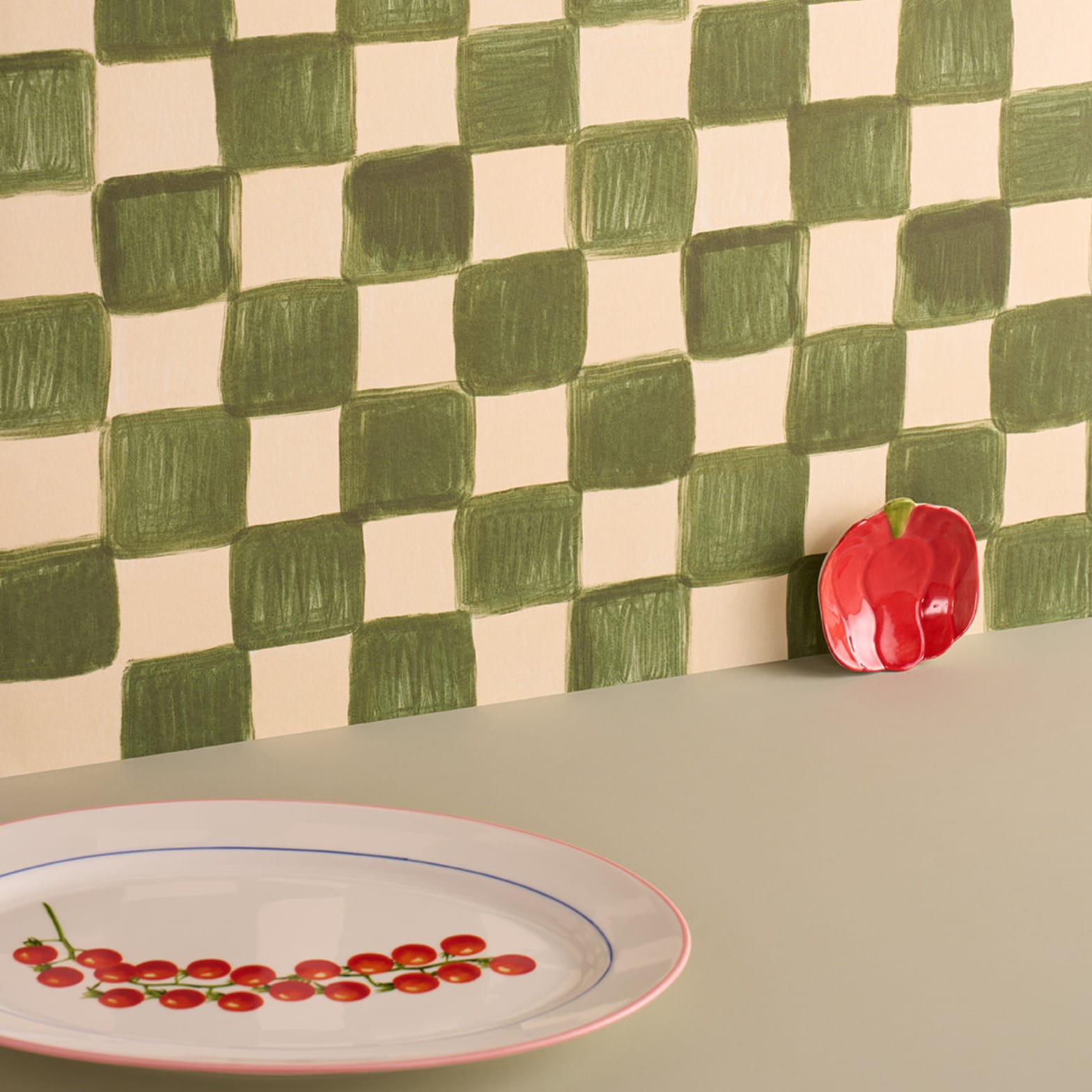 Pique-nique mousse wallpaper - Season paper