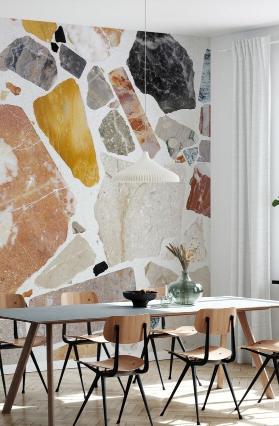 Papier peint panoramique Varm Terrazzo - Photowall